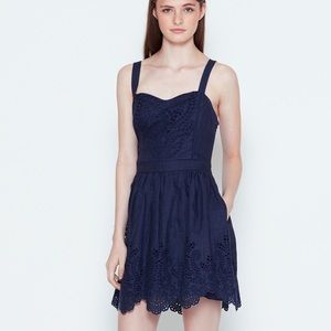 Joie Women's Blue Ornata Linen Dress, Dark Indigo